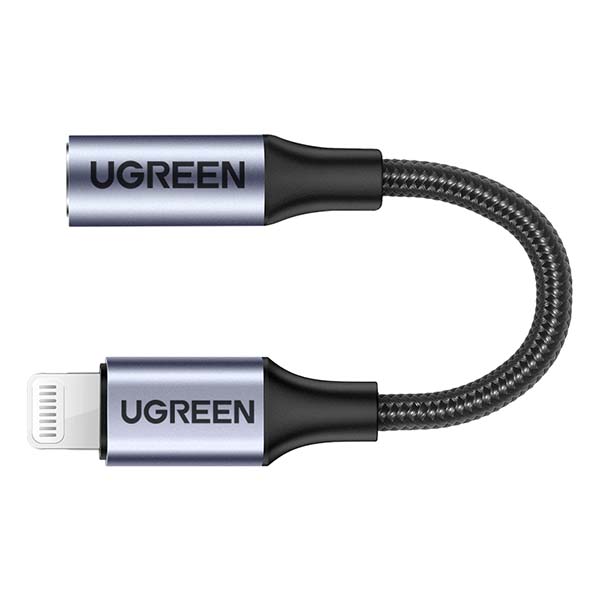 Кабель uGreen US211 Lightning M/F Round AluminumShell w/Braided