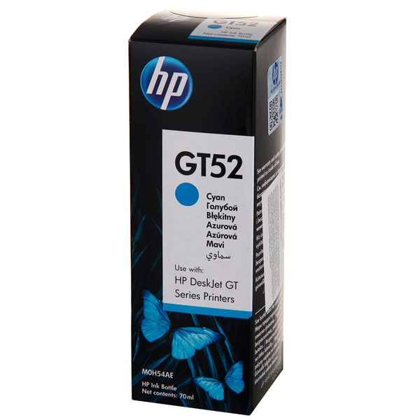 Чернила для принтера HP GT52 голубые M0H54AE фото