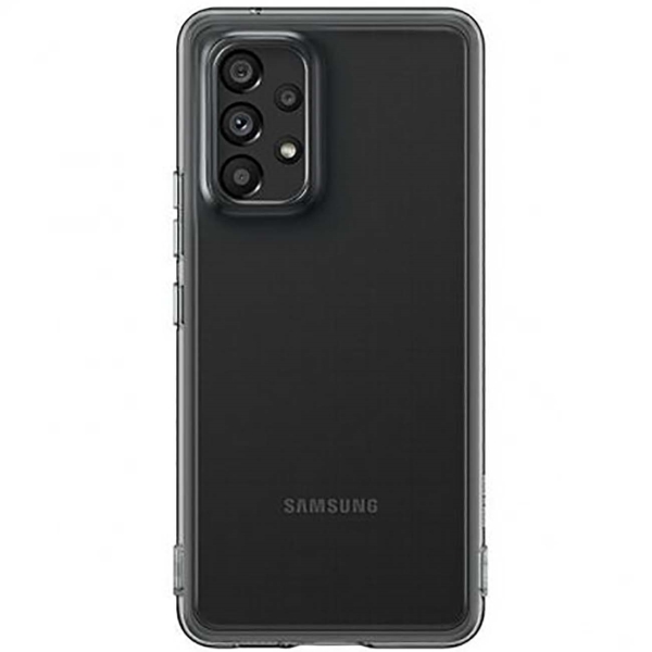 Чехол Samsung Soft Clear Cover A33 5G чёрный (EF-QA336) фото