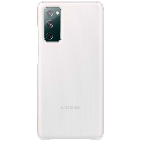 Чехол Samsung Smart Clear View Cover S20 FE белый (EF-ZG780)