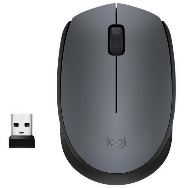 Мышь беспроводная Logitech M170 Grey/Black фото
