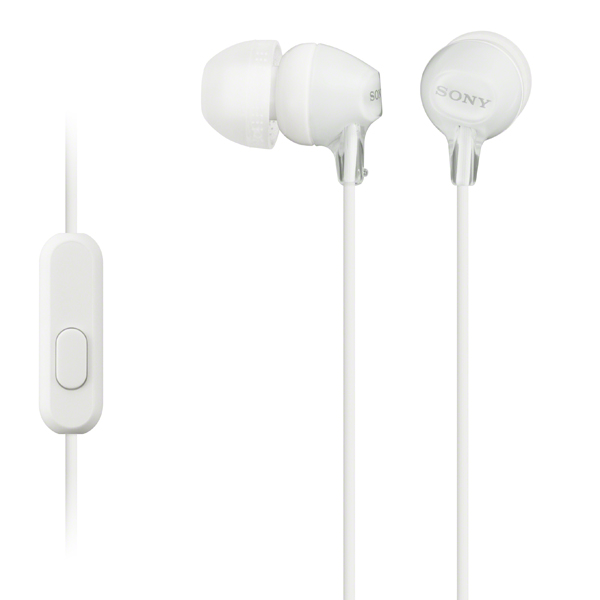 Наушники внутриканальные Sony MDR-EX15AP белый фото