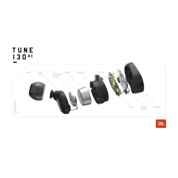 Наушники True Wireless JBL Tune 130NC White (JBLT130NCTWSW)