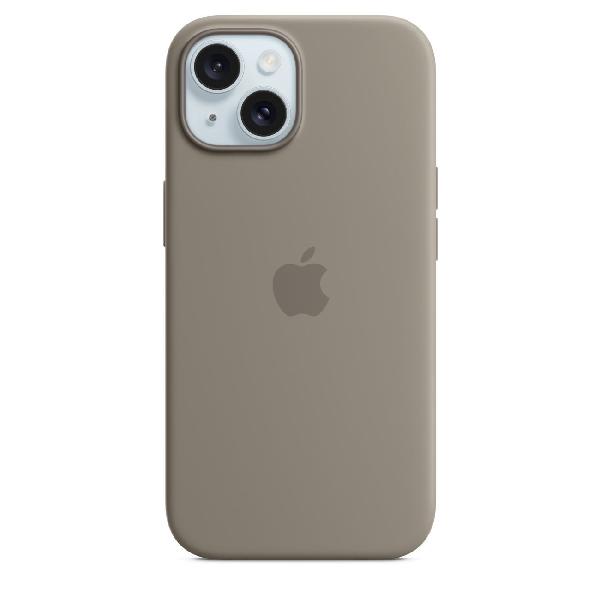 Чехол Apple iPhone 15 Silicone Case MagSafe Clay фото