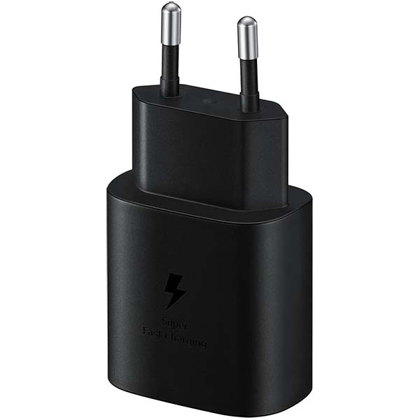 Сетевое зарядное устройство Samsung 25W с кабелем Type-C Black (EP-TA800)