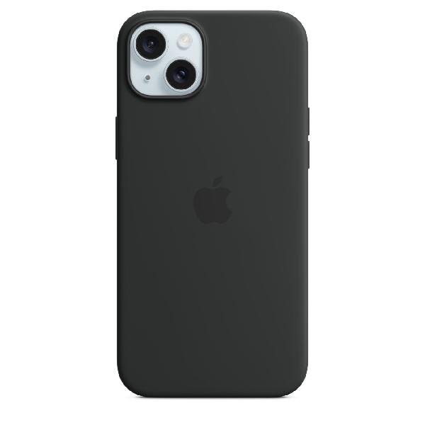Чехол Apple iPhone 15 Plus Silicone Case MagSafe черный