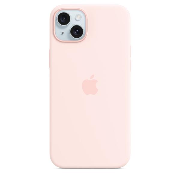Чехол Apple iPhone 15 Plus Silicone Case MagSafe Light Pink фото