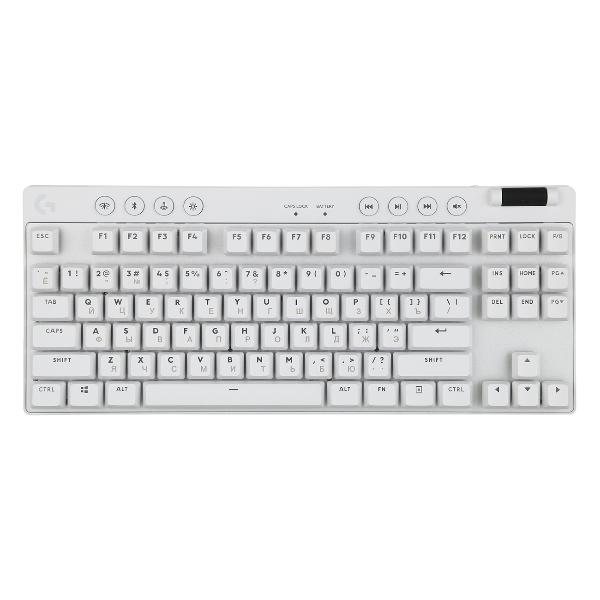 Игровая клавиатура Logitech G PRO X TKL White (русская раскладка)