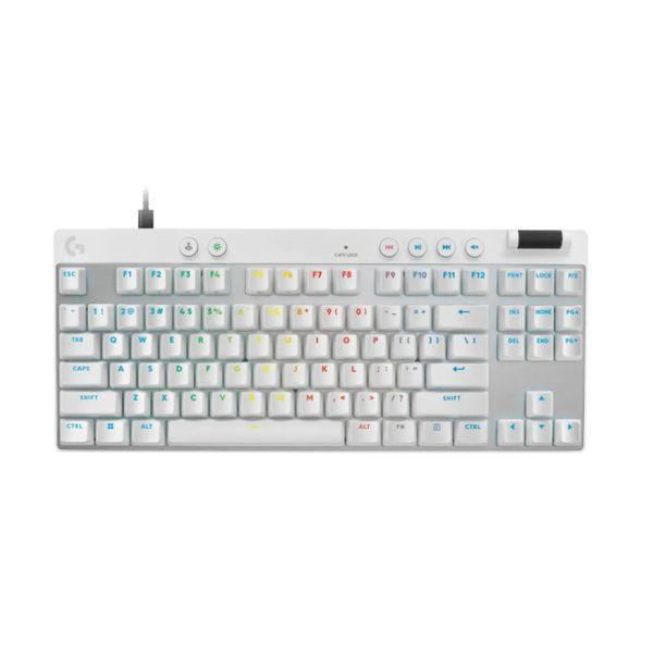 Игровая клавиатура Logitech PRO X TKL белая (920-012150)