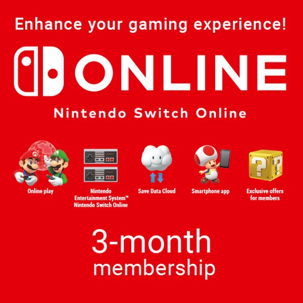 Подписка Nintendo 90 Days Switch Online Membership (Individual) фото