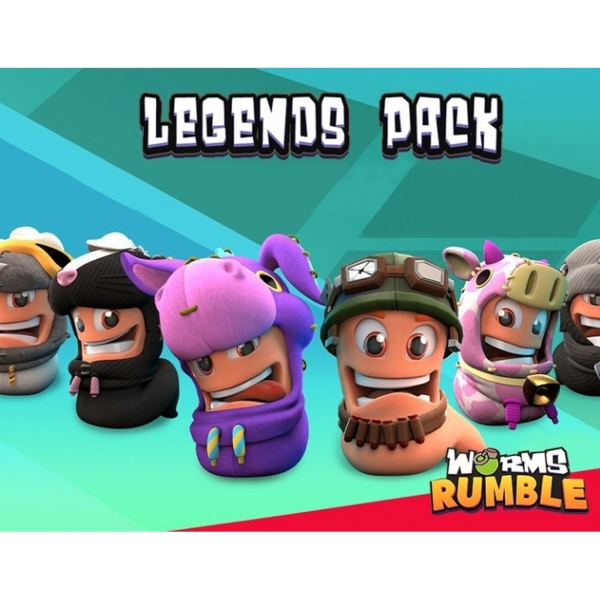 Дополнение для игры PC Team 17 Worms Rumble - Legends Pack