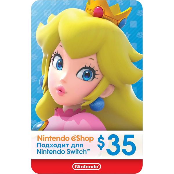 Карта оплаты Nintendo eShop 35 USD USA фото