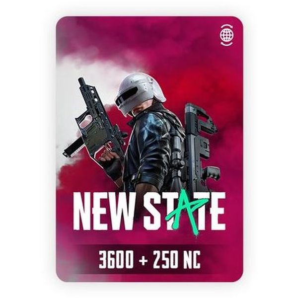 Игровая валюта PC New State Mobile 3600+250 NC