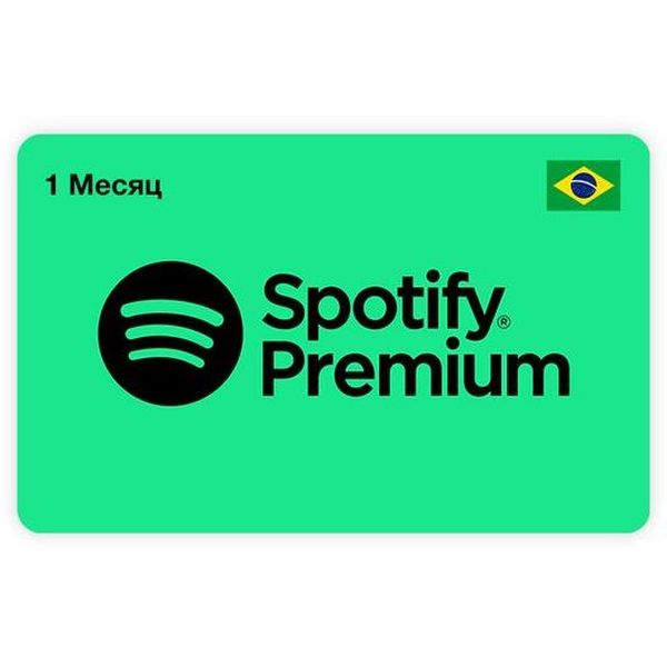 Музыка Spotify Подписка Premium на 1 месяц (Brazil)