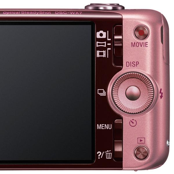 Купить Фотоаппарат компактный Sony DSC-WX7 Pink по выгодной цене в