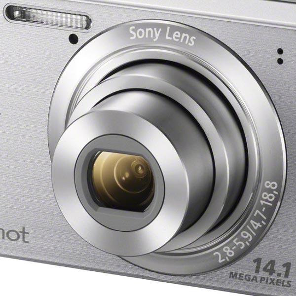 Купить Фотоаппарат компактный Sony DSC-W610 Silver по выгодной