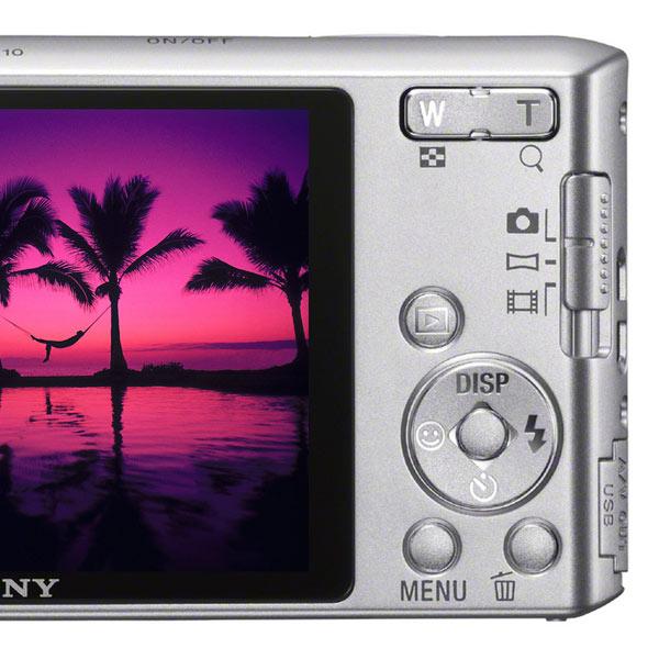 Купить Фотоаппарат компактный Sony DSC-W610 Silver по выгодной