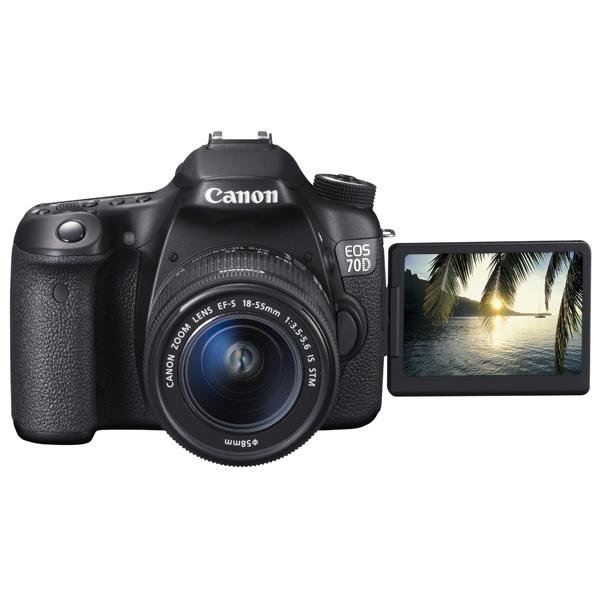 Купить Фотоаппарат зеркальный Canon EOS 70D Kit 18-55 IS STM Black