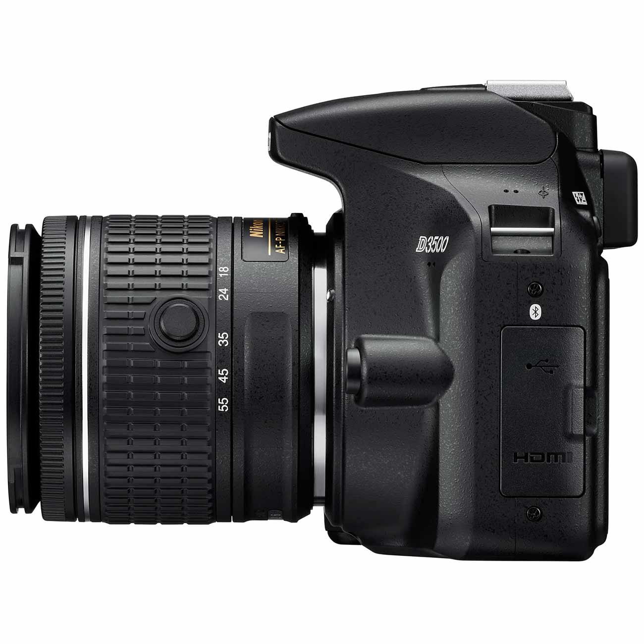 Купить Фотоаппарат зеркальный Nikon D3500 18-55 P VR Kit Black по