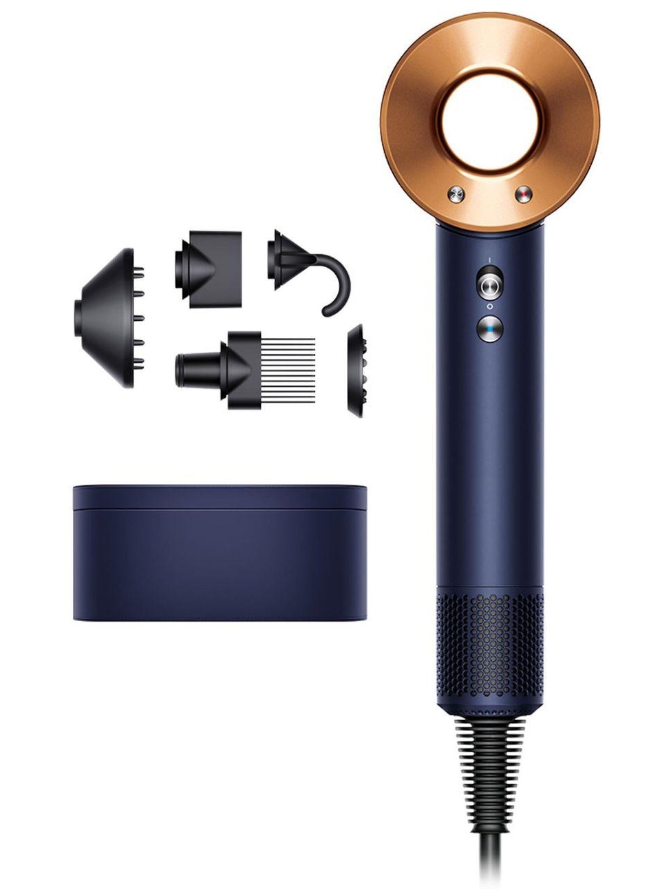 Фен Dyson Supersonic HD07 берлинская лазурь/Rich Copper + кейс
