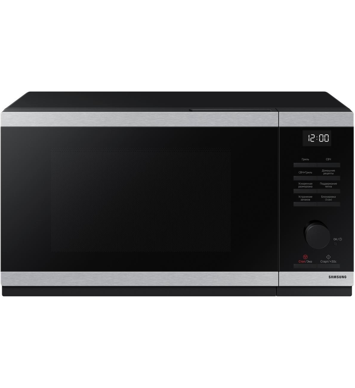 Уцененная микроволновая печь с грилем Samsung MG23DG4524ATBW, отличный