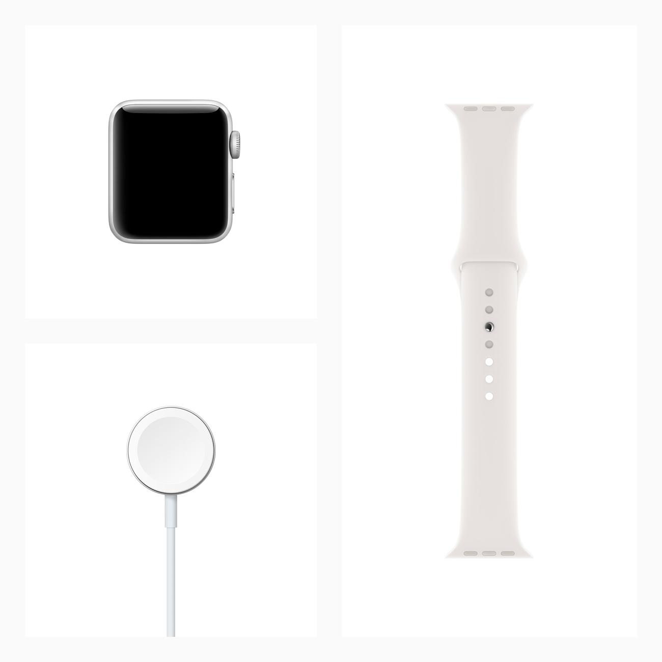 Купить Смарт-часы Apple Watch Series 3 38mm Silver Aluminum Case