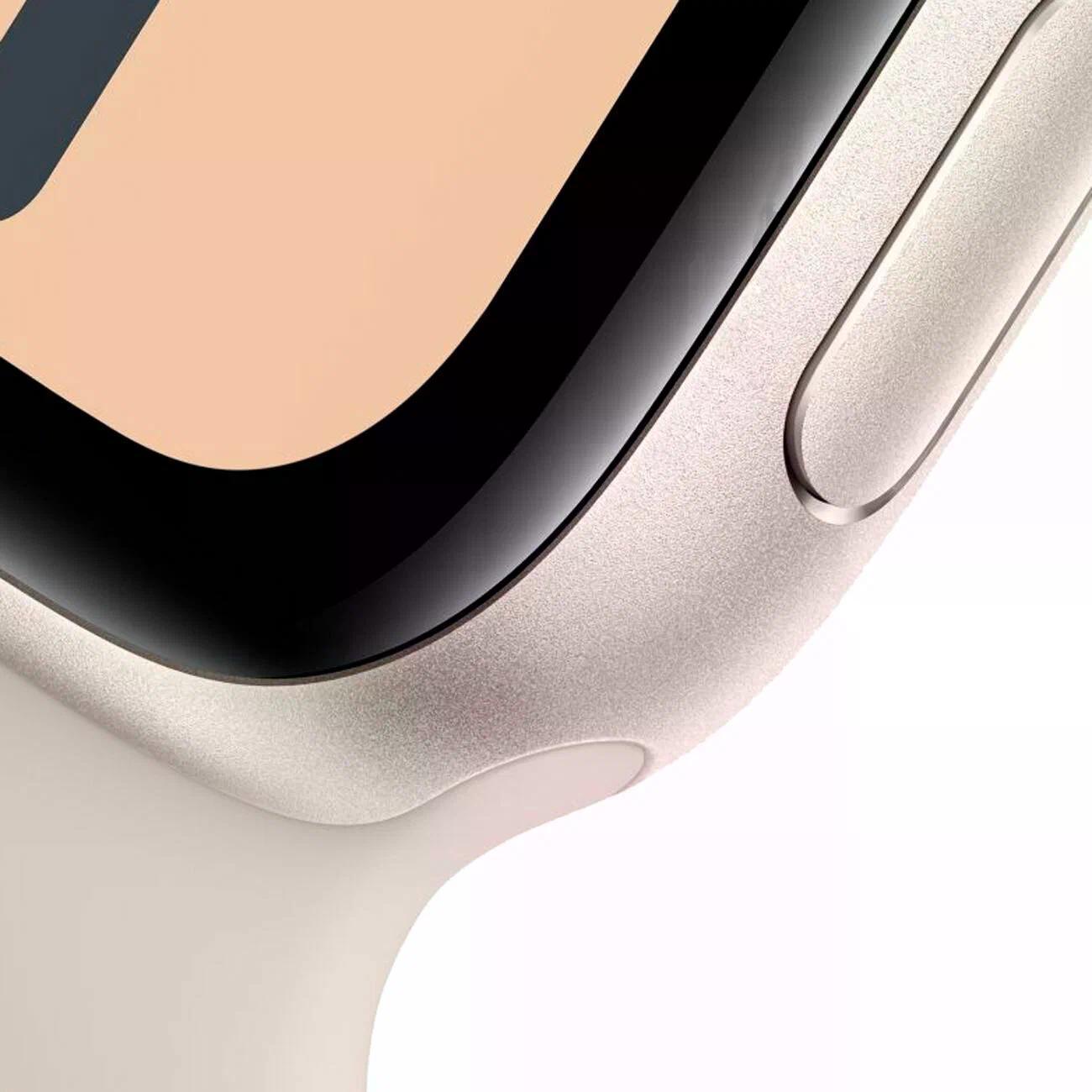 Смарт-часы Apple Watch SE (2023) 44mm Starlight алюминиевый фото