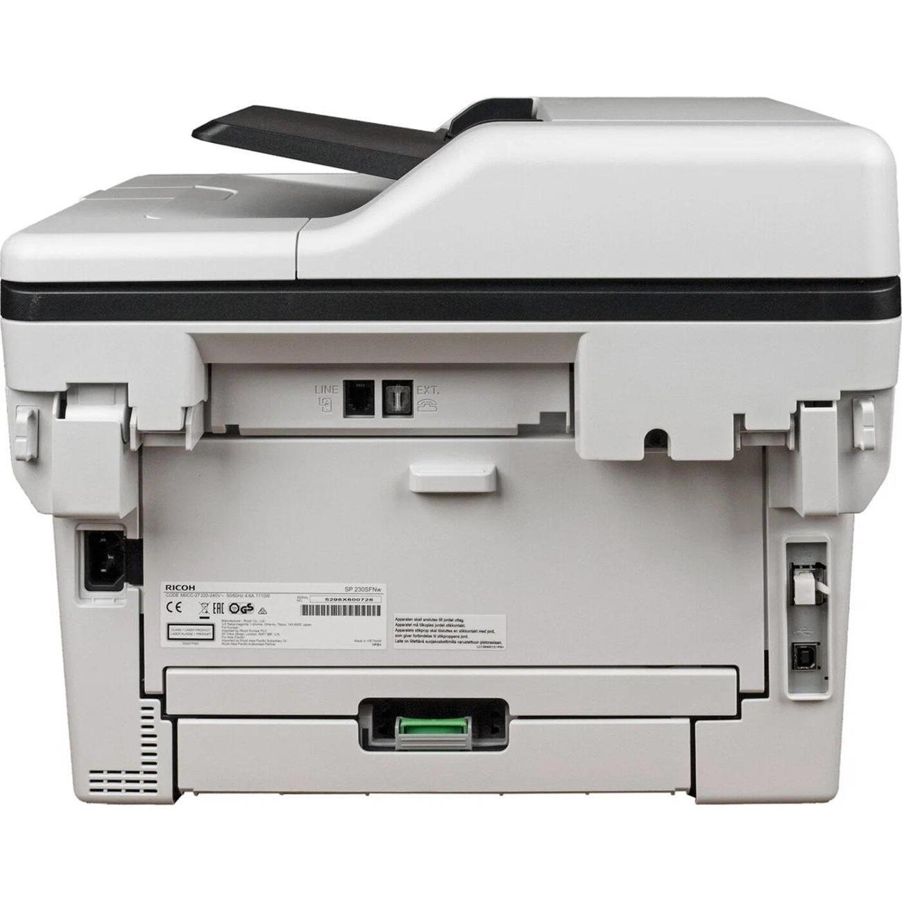 Купить МФУ лазерное Ricoh SP 230SFNw по выгодной цене в М.Видео
