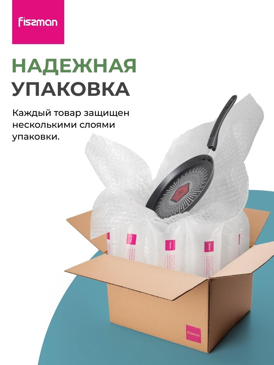 Сковорода блинная VELIA 22 см с индикатором температуры и антипригарным покрытием для индукционной плиты фото