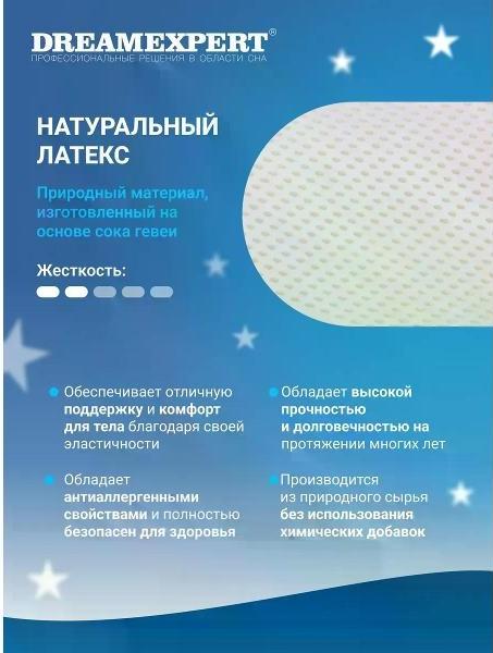 Топпер матрас 200х200 см на диван или кровать беспружинный ортопедический DreamExpert Cocos+Latex фото