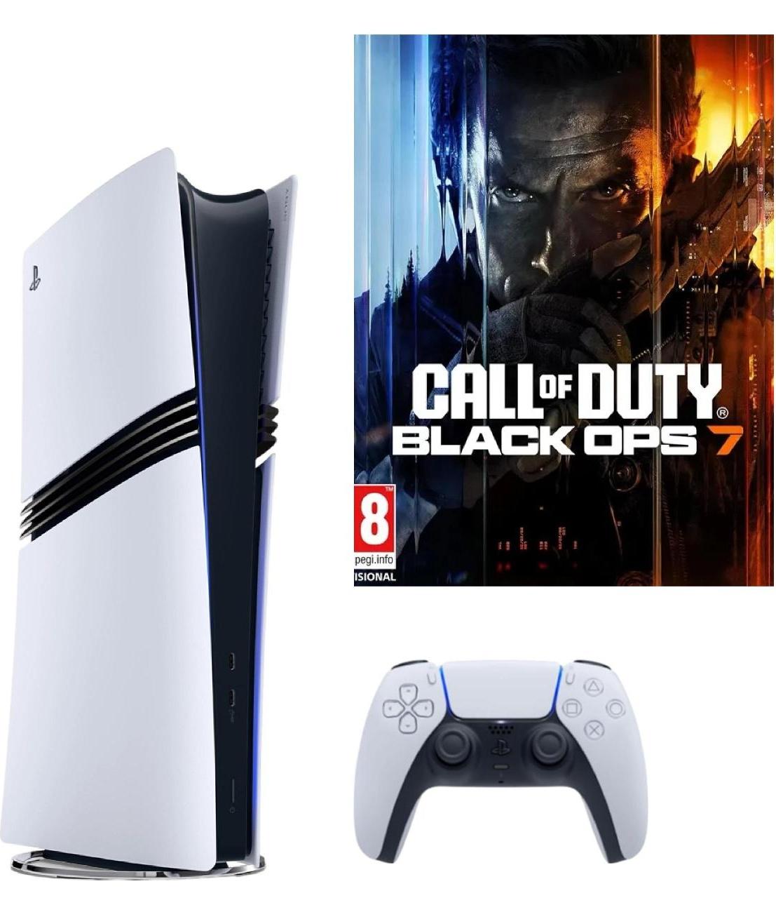 Игровая приставка Sony PS5 Pro +Call of Duty Black OPS7