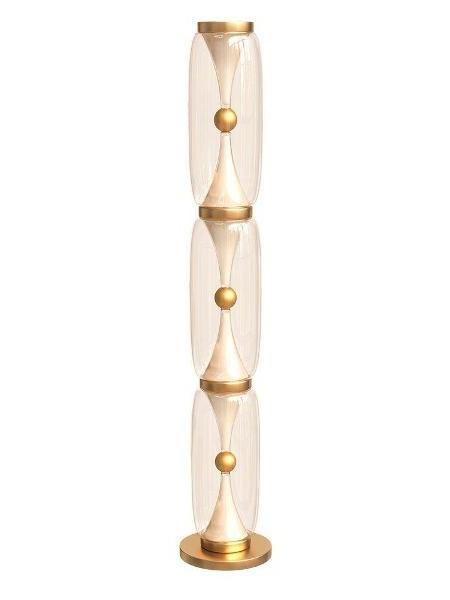 Светильник напольный, торшер Divinare Sterzo золотой 1244/17 PN-60 фото