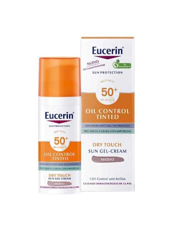 Солнцезащитный гель-крем для тела EUCERIN Sun Oil Control Dry Touch SPF 50+ фото