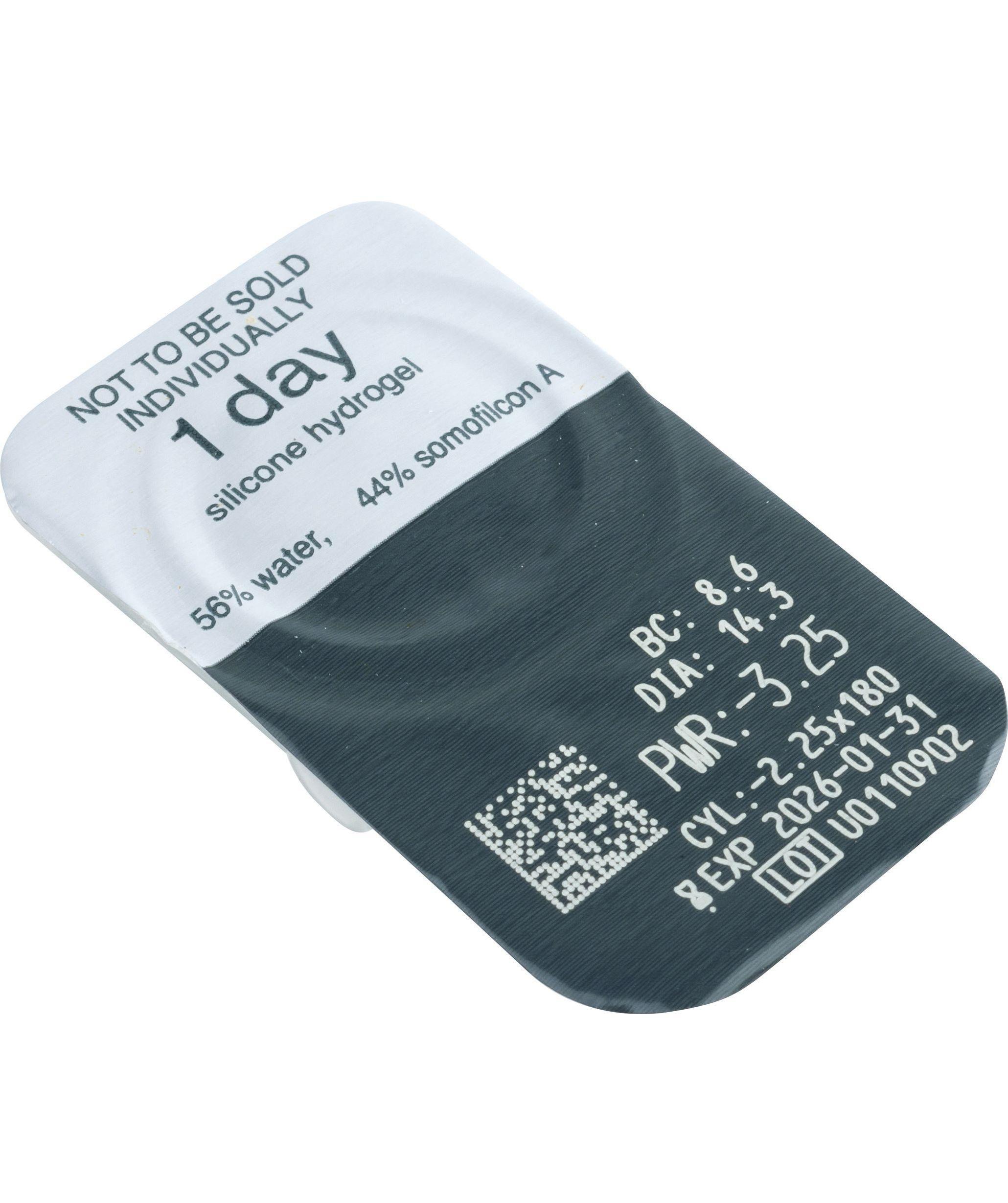 Мат CooperVision Clariti 1-day toric 1,25, 60 фото
