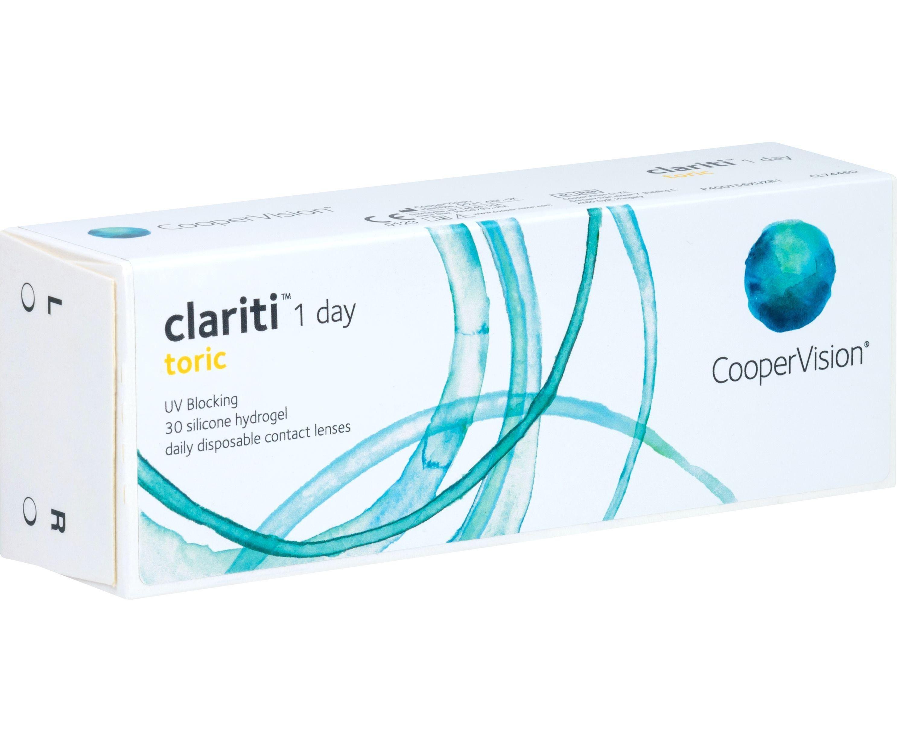 Мат CooperVision Clariti 1-day toric 1,25, 180 фото