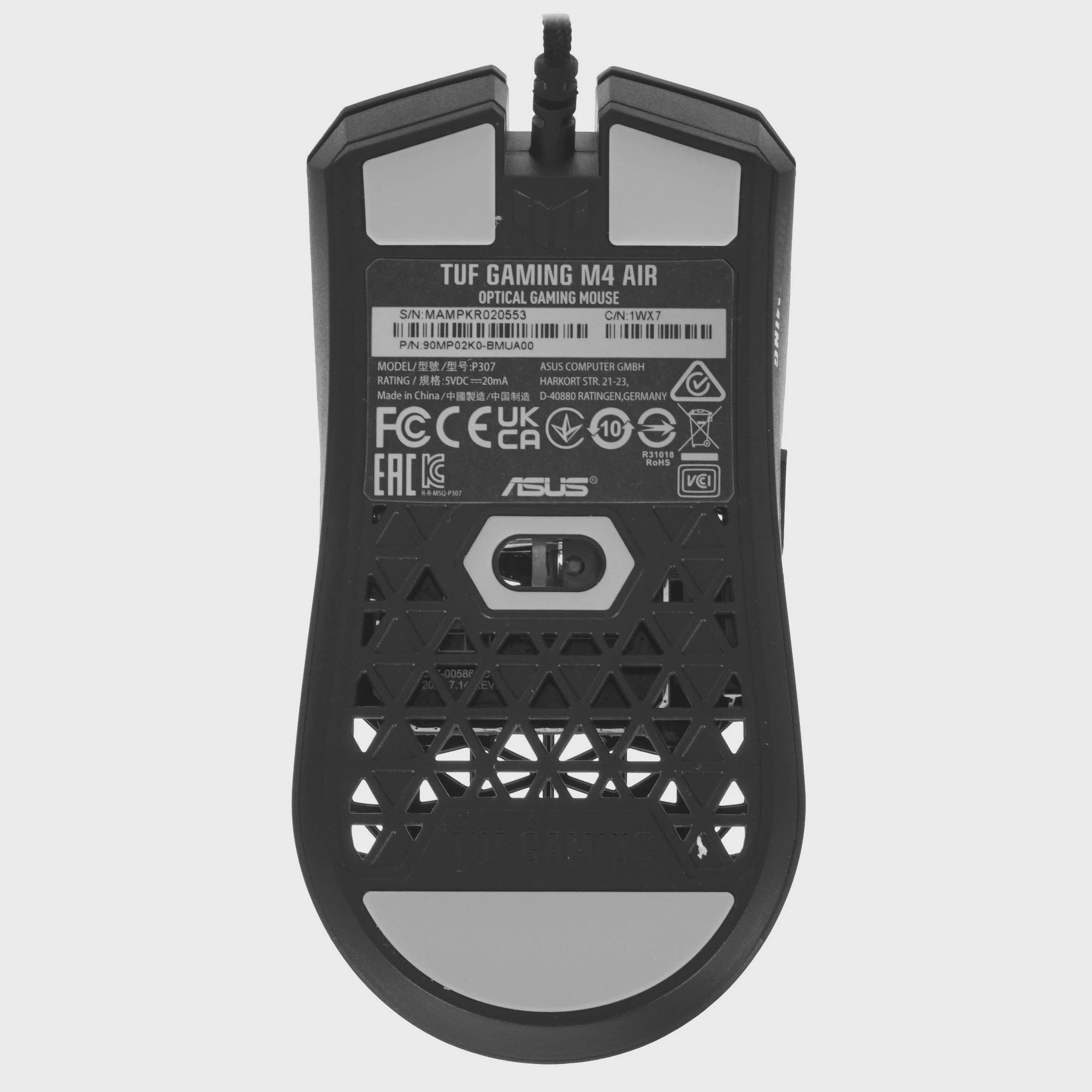 Компьютерная мышь проводная ASUS P307 TUF GAMING M4 AIR (90MP02K0-BMUA00) фото