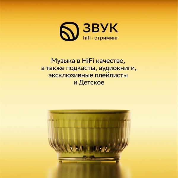 Уцененная умная колонка Sber SberBoom Mini 2 с ГигаЧат 2.0, желтый, как новый фото