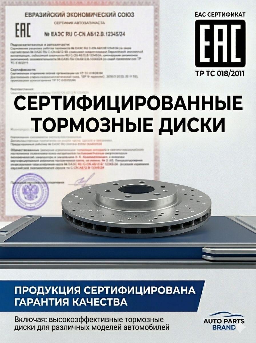 KZWON тормозной диски БМВ X5 F15 / G05 передний, левый, перфорированный вентилируемый, 1 шт, высокая прочность, эффективное охлаждение, стабильное торможение фото