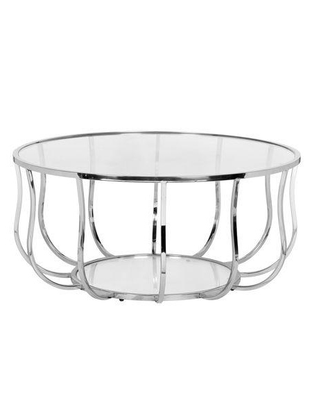 Стол журнальный Garda Decor 13RXCT4033-SILVER