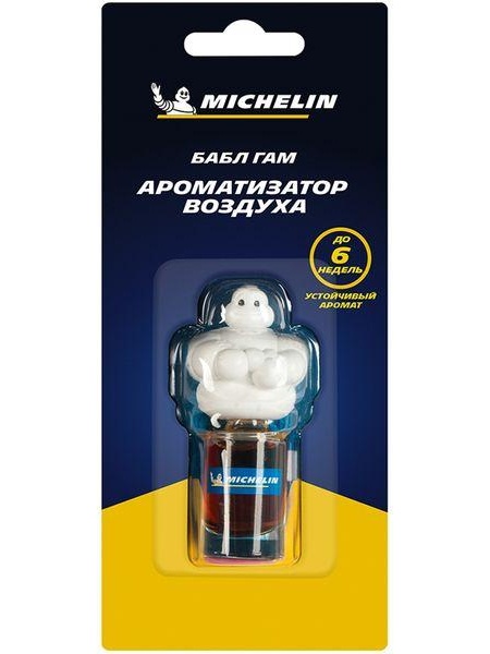 Автомобильный ароматизатор Michelin Бибендум, 5 мл. ''бабл гам''