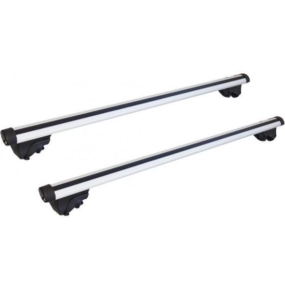 Багажник CARCAM RAIL 8102+B1, серебристый
