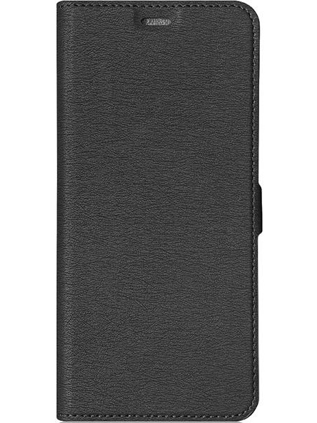 Чехол DF для Samsung Galaxy A02, черный с флипом