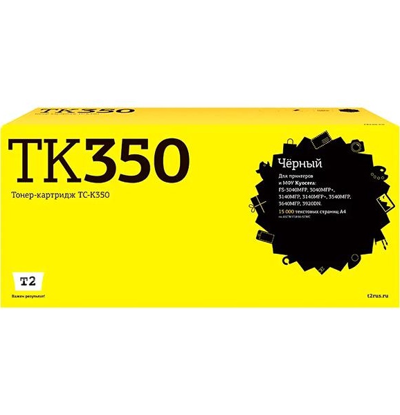 Картридж для лазерного принтера T2 TC-K350/TK-350