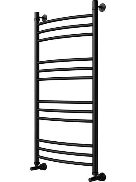 Полотенцесушитель ArtofSpace CORINT б/п 40x100см чер.мат., унив.с рег.вент.