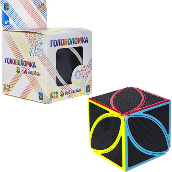 Головоломка 1TOY Куб карбон (Т20237)