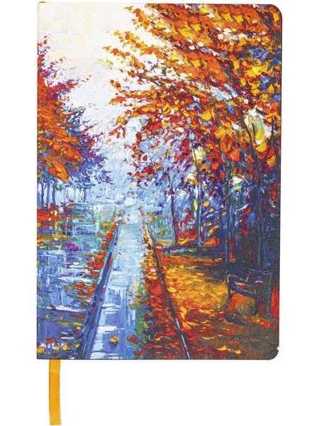 Блокнот A5 Brauberg VISTA Aqua Autumn 80л фото