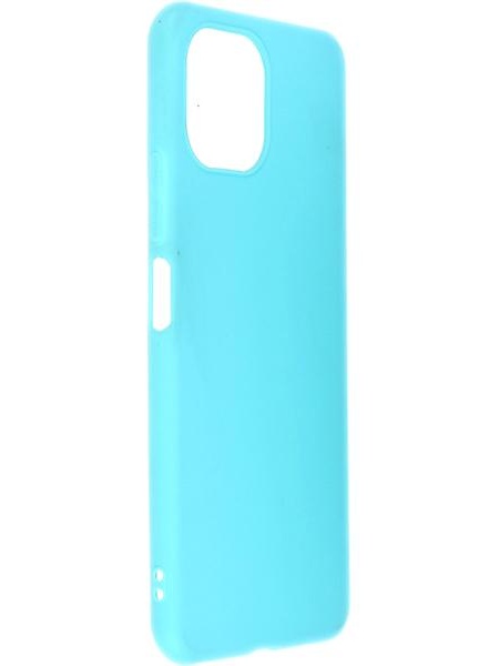 Чехол Pero Soft Touch Color для Xiaomi Mi 11 Lite бирюзовый