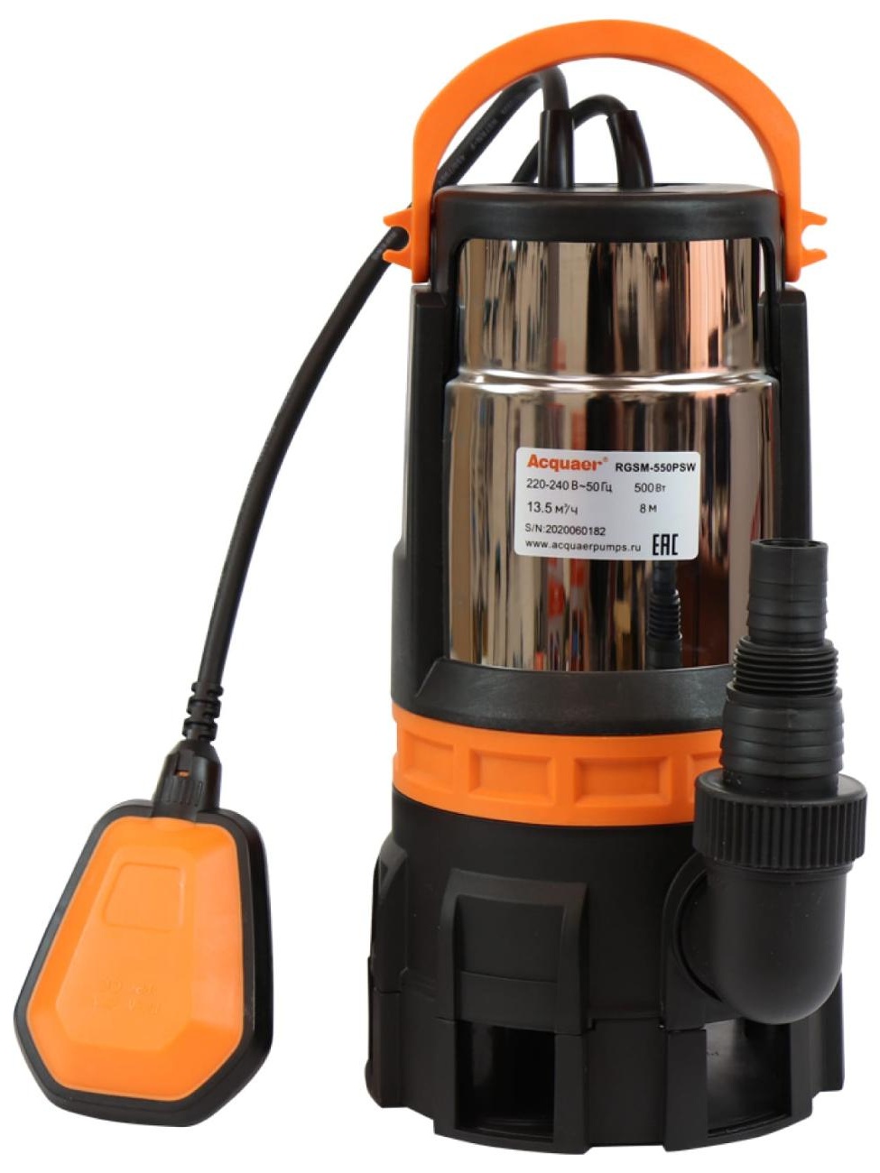 Насос дренажный Acquaer RGSM-550PSW