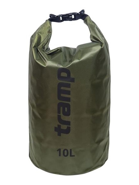 Гермомешок Tramp ПВХ Diamond RipStop 10л оливковый (TRA-111)