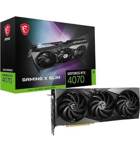 Видеокарта MSI NVIDIA GeForce RTX 4070 GAMING X SLIM 12GB